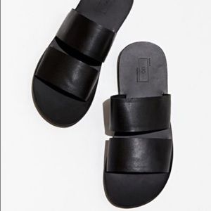 Women’s Urban Outfitters Leather Slip-On Sandal, Size 9